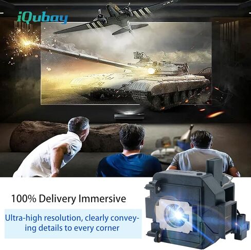 مصباح بروجيكتور بديل ELP69 /V13H010L69 للسينما المنزلية Epson Elplp69 PowerLite HC5010 5020UB 5030UB EH-TW9000 5010E 5025UB 5020UBE 5030UBE 6030UB 6020UB 6010 EH-TW7200 EH-TW8000 EH- TW8200 in Kuwait
