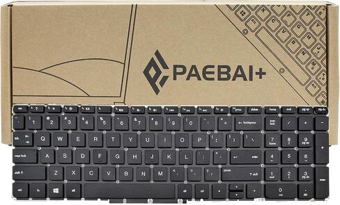Replacement Laptop Keyboard Compatible with HP Pavilion 15-AU 15-BC 15-AW 15-AB 15-AK US Keyboard No Frame Black in Saudi Arabia