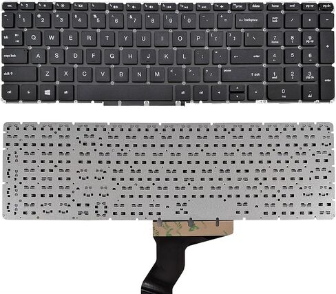 Replacement Laptop Keyboard Compatible with HP Pavilion 15-AU 15-BC 15-AW 15-AB 15-AK US Keyboard No Frame Black in Saudi Arabia