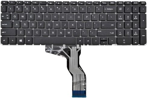 Replacement Laptop Keyboard Compatible with HP Pavilion 15-AU 15-BC 15-AW 15-AB 15-AK US Keyboard No Frame Black in Saudi Arabia