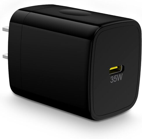 كتلة شاحن Samsung A55 فائقة السرعة من النوع C بقدرة 35 وات لهاتف Samsung Galaxy Z Flip6/Fold6/A15/A14 5G/A54/A13/A53/A34/A33/S24/S23 Ultra/S22 FE، Pixel 8a 8 7 6، iPhone 16 15 14 13 12 برو ماكس شاحن حائط USB C in Kuwait