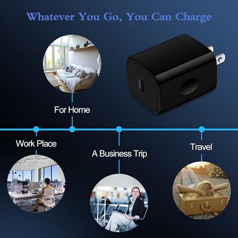 كتلة شاحن Samsung A55 فائقة السرعة من النوع C بقدرة 35 وات لهاتف Samsung Galaxy Z Flip6/Fold6/A15/A14 5G/A54/A13/A53/A34/A33/S24/S23 Ultra/S22 FE، Pixel 8a 8 7 6، iPhone 16 15 14 13 12 برو ماكس شاحن حائط USB C in Kuwait