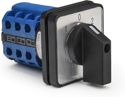 APIELE Changeover Selector Switch 20A 3 Position 8 Terminals Poles 440V Universal Rotary Cam Selector in Saudi Arabia