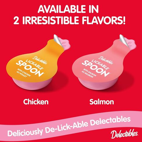 Hartz Delectables Lickable Spoon Interactive Lickable Cat Treats for Quick & Easy Bonding, Variety Pack 32ct in Saudi Arabia
