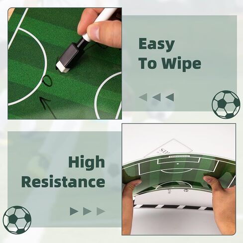 WISYOK Dry Erase Coaches Clipboard, Baseball Coaches Board, Double-Sided Baseball Lineup Board, Softball Clipboard for Coaches with Marker in Saudi Arabia