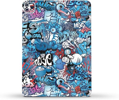 غلاف لامع لامع من MightySkins متوافق مع Apple iPad Pro 11" M2 الجيل الرابع (2022) طقم تغليف كامل - Red Horizon | لمسة نهائية لامعة واقية ومتينة | سهل التطبيق | صنع في الولايات المتحدة الأمريكية in Saudi Arabia
