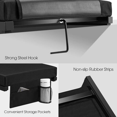 Eusuncaly Stadium Seat for Bleachers with Back Support and Wide Comfy Padded Cushion, Foldable Stadium Seats Chairs with Shoulder Strap and Storage Pockets, Bench Chair for Bleachers in Saudi Arabia