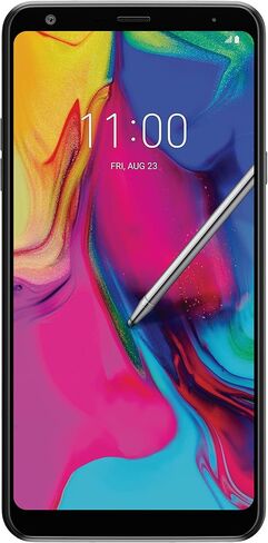 هاتف LG Stylo 5 الذكي، ذاكرة 32 جيجابايت، شبكة خلوية غير مقفلة - أسود أورورا (متجدد) in Saudi Arabia