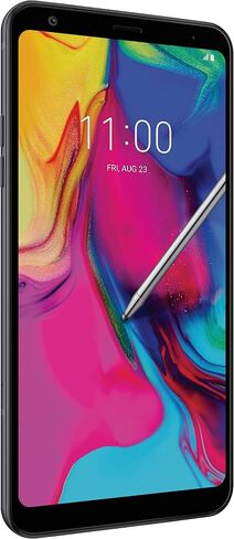 هاتف LG Stylo 5 الذكي، ذاكرة 32 جيجابايت، شبكة خلوية غير مقفلة - أسود أورورا (متجدد) in Saudi Arabia