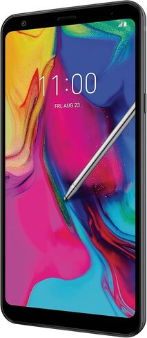 هاتف LG Stylo 5 الذكي، ذاكرة 32 جيجابايت، شبكة خلوية غير مقفلة - أسود أورورا (متجدد) in Saudi Arabia