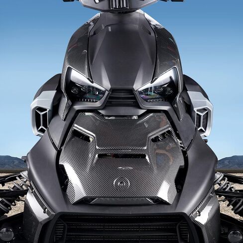 A & UTV PRO Hood Panel & Front Grill Trims Carbon Fiber Pattern for Can-Am Ryker All Models, Lower Grill Protector Accessories, Replace OEM # 219400877, 219400947 in Saudi Arabia