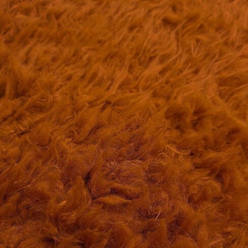 Texco Inc No Stretch Flokati Faux Fur Cuddly Fabric for Newborn Photography, Props and Layering Baby Blanket, Army Green 20X20 in Saudi Arabia