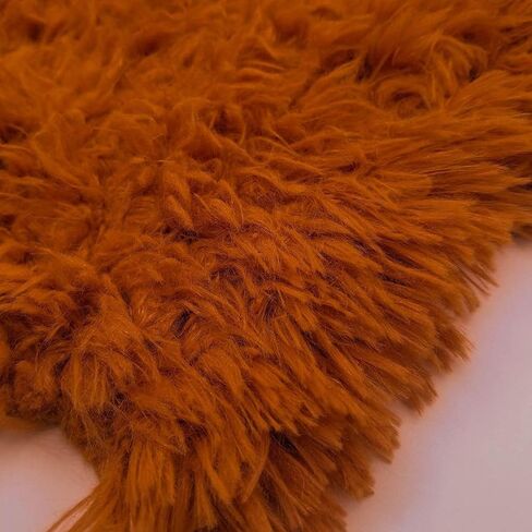 Texco Inc No Stretch Flokati Faux Fur Cuddly Fabric for Newborn Photography, Props and Layering Baby Blanket, Army Green 20X20 in Saudi Arabia