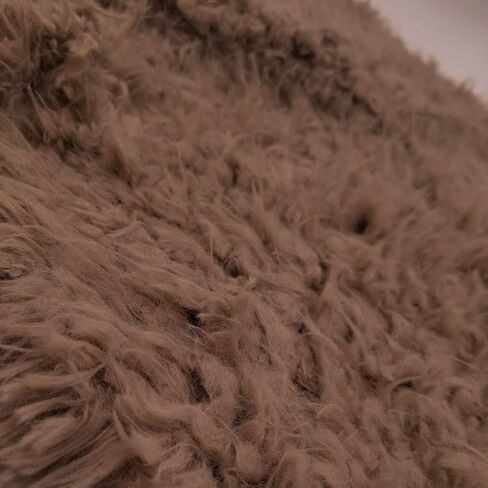 Texco Inc No Stretch Flokati Faux Fur Cuddly Fabric for Newborn Photography, Props and Layering Baby Blanket, Army Green 20X20 in Saudi Arabia
