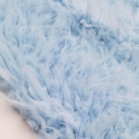 Texco Inc No Stretch Flokati Faux Fur Cuddly Fabric for Newborn Photography, Props and Layering Baby Blanket, Army Green 20X20 in Saudi Arabia