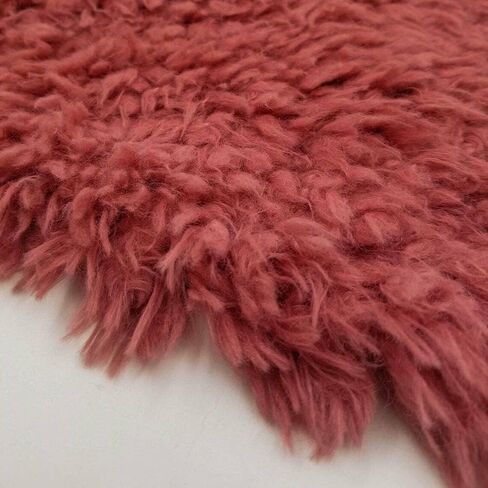 Texco Inc No Stretch Flokati Faux Fur Cuddly Fabric for Newborn Photography, Props and Layering Baby Blanket, Army Green 20X20 in Saudi Arabia