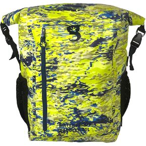geckobrands Paddler 30L Waterproof Backpack, Grey