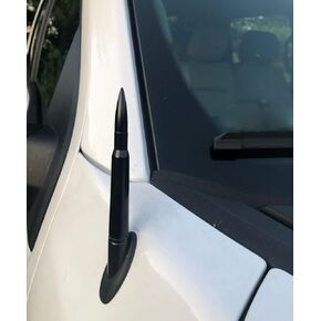 Bullet Style Antenna Mast for Dodge Durango 1998-2009, Black Automotive Antenna Replacement for Cars, Trucks & SUV - AM FM Radio Compatible - Car & Truck Exterior Accessories for Men & Women, 4.25''