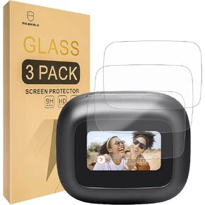 Mr.Shield Screen Protector compatible with JBL Live Beam 3 / Live Flex 3 / Live Buds 3 [Tempered Glass] [3-PACK] [Japan Glass with 9H Hardness]