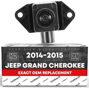 Rear View Backup Camera - Compatible with 2014-2015 Jeep Grand Cherokee - Reverse Park Assist Camera Replacement - OEM 68375333AA, 590-071