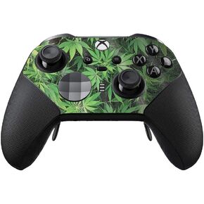 MightySkins Glossy Glitter Skin Compatible with Xbox Elite Series 2 Controller - Weed | Protective, Durable High-Gloss Glitter Finish | Easy to Apply, Remove, and Change Styles | Made in The USA
