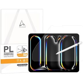 ARMOR Flexible Glass Paper Texture Feel Screen Protector for iPad Pro 13" (2024,M4), Anti-Glare with Blue Light Filter