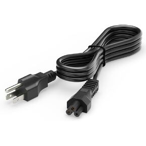 MUNBYN Power Cord, 3.8FT Power Cable, Black 3 Prong Power Cord, Printer Power Cord Replacement for P941, P130, and 129B Thermal Printers and Other Shipping Label Printers