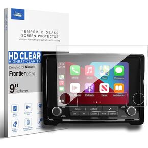 Premium Glass Screen Protector for (2022-2024) Nissan Frontier, (2020-2024) Titan & Titan XD 9" Touch Screen Anti Glare (Matte)