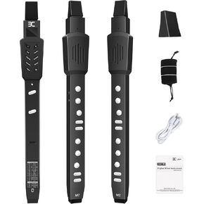 EX Digital Wind Instrument with 12 Tones, 3 Fingerings, Scales, Transpose Function, Automatic Vibrato, Three-octave Option, and Blow Intensities