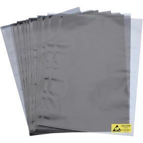 MECCANIXITY 50Pcs Anti Static Bags ESD Shielding Bag Flat Open Top Anti Static Bag for Electronic Devices 6.7x11 Inch(170x280mm)