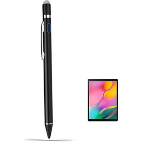 Stylus for Samsung Galaxy Tab A 10.1/10.5/8 Inch Pencil, EVACH Rechargeable Digital Pencil with 1.5mm Ultra Fine Tip Stylist Pens for Samsung Galaxy Tab A 10.1/10.5/8 Inch,Black