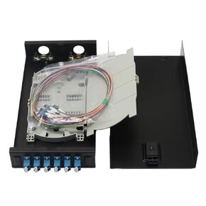 6 LC Duplex Singlemode Couplers 12 Core LC UPC Box Fiber Optic Cables Wall Mount Fiber Enclosure with Singlemode LC-UPC Kit (Includes Couplers and Pigtails), 2packs