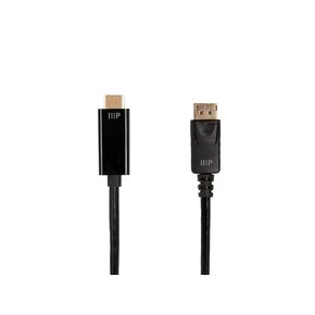 Monoprice DisplayPort to HDTV Cable - 2 Meter (6.6ft) 4K@60Hz - Select Series Black