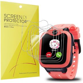 Compatible for Easyfone Smart Watch Screen Protector, [6 Pack] Full Coverage TPU Clear Film Compatible for Easyfone KW2 Kids Smart Watch (6 Pack)