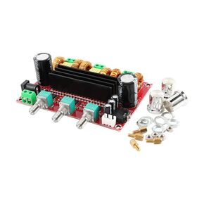 TPA3116D2 Amplifier Board HW-302 2x50W+100W 2.1 Channel Digital Power Audio Amplifier Board Speaker Stereo AMP Module Adjustment Power Amplifier DC 12-24V