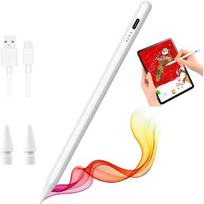 Stylus Pen for Apple iPad Pencil,Palm Rejection,Tilt Sensitivity,35 Mins Fast Charging,Work for 2018-2024 Apple iPad Pro 11/12.9 inch,iPad 6-10, iPad Air 3/4/5, iPad Mini 5/6