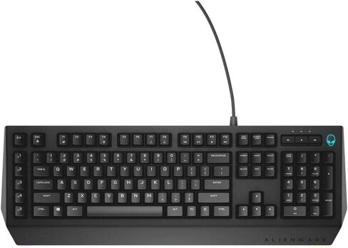 Alienware Advanced Gaming Keyboard AW568 - Alienfx RGB Lighting System - 5 Programmable Macro Key Functions in Saudi Arabia