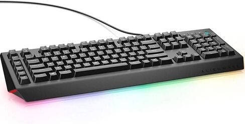 Alienware Advanced Gaming Keyboard AW568 - Alienfx RGB Lighting System - 5 Programmable Macro Key Functions in Saudi Arabia