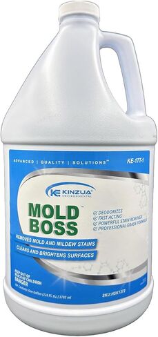 مولد بوس (عبوة من قطعتين) | مزيل بقع العفن والعفن الاحترافي، منظف | يزيل بقع الماء العسر والكالسيوم وزبدة الصابون والمزيد | آمن على جميع الأسطح | الدرجة التجارية in Kuwait