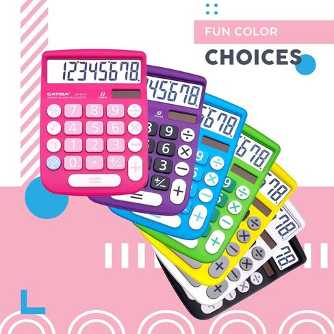 Desktop 12-Digit Business Calculator with Dual Power, Solar and Battery, for Basic Calculations, Desk Calculators for School or Office Small in Saudi Arabia