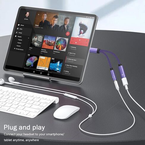 محول مقبس صوت 2 في 1 من Google Type C إلى Aux لجهاز Pixel 9 pro/8a/8/7، ومحول صوت USB C إلى 3.5 مم ومحول شاحن لأجهزة Samsung Galaxy S24، A55، A15، مقبس مقسم سماعة الرأس من النوع C Dongle لـ آيفون15 in Kuwait