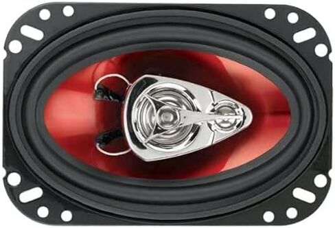 Boss CH6530 Chaos Exxtreme 6.5" 300W 3-Way Car Coaxial Audio Speakers and CH4630 4" x 6" 250W 3-Way Car Audio Coaxial Speakers Stereo Red 4 Ohm in Saudi Arabia