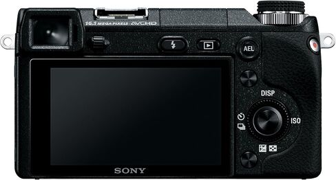Sony NEX-6L/B Mirrorless Digital Camera with 16-50mm Power Zoom Lens and 3-Inch LED (Black) (Renewed) in Saudi Arabia