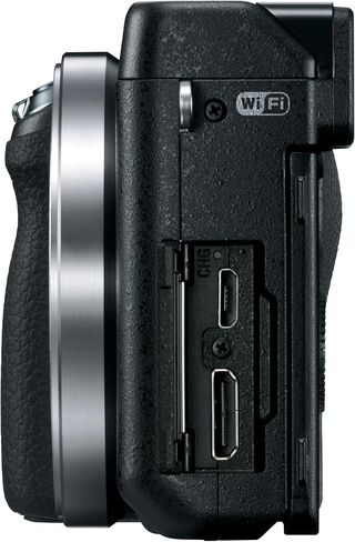 Sony NEX-6L/B Mirrorless Digital Camera with 16-50mm Power Zoom Lens and 3-Inch LED (Black) (Renewed) in Saudi Arabia
