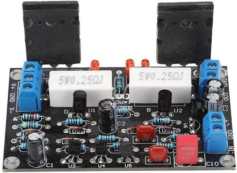2SC5200 & 2SA1943 مكبر كهربائي مجلس تيار مستمر 10 45 فولت 150 واط ثنائي القناة الرقمية مكبر كهربائي الصوت مجلس سعة كبيرة مجلس لوحة دوائر كهربائية in Saudi Arabia