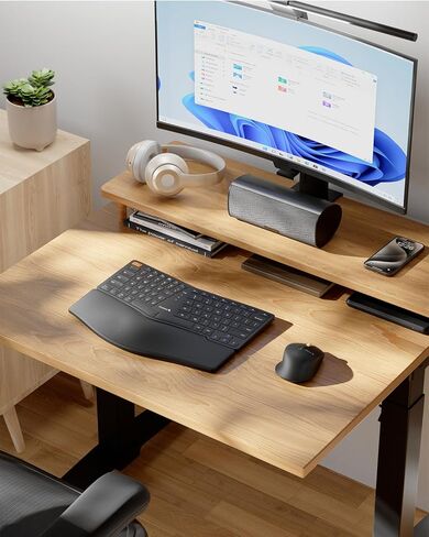 ProtoArc EKM04 مجموعة لوحة مفاتيح وماوس لاسلكية مريحة، لوحة مفاتيح مدمجة، ماوس لاسلكي قابل لإعادة الشحن مع 4 نقاط لكل بوصة قابلة للتعديل، تصميم منفصل، مسند للمعصم، مستقبل USB 2.4 جيجا هرتز، للنوافذ in Kuwait