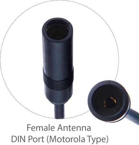 محول هوائي راديو السيارة من Keple محول جوي للسيارة لأجهزة الراديو الاستريو الأوروبية للسيارات Motorola Type DIN أنثى إلى محطة الهوائي in Kuwait