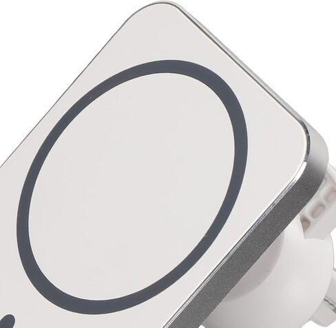 Car Charger,15W Fast Charging Auto Clamping Car Charger Phone Mount,Powerful Magnetic,Support Qc2.0/3.0,360° Rotation Stable Sturdy (White) in Saudi Arabia