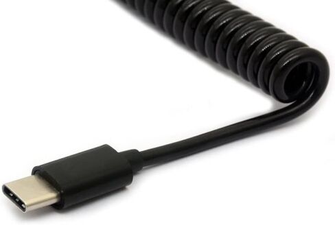 USB Type C Cable for Car, 90 Degree Coiled(9.8FT) Curly USB A to USB-C Fast Charger Cord Compatible Samsung Galaxy S10 S9 S8 Plus Note 9 8, Moto Z, LG5/G6/V20, USB C Devices in Saudi Arabia