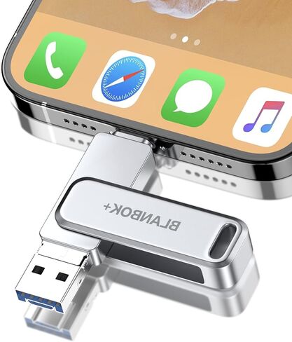 ارفع مستوى تجربة إدارة البيانات الخاصة بك باستخدام شريحة ذاكرة USB المتطورة - التطبيق المطلوب تنزيله على أجهزة iOS (Silver-AL5) in Kuwait